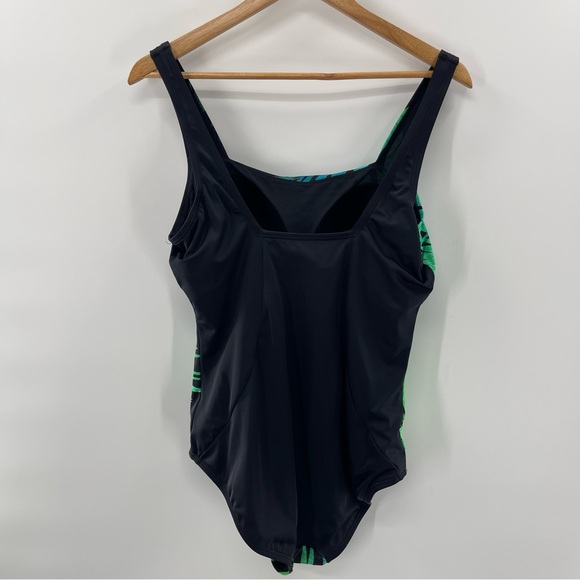 Swimsuits for All Tropical Palm Leaves Black Swimsuit Size 16 - Picture 8 of 13